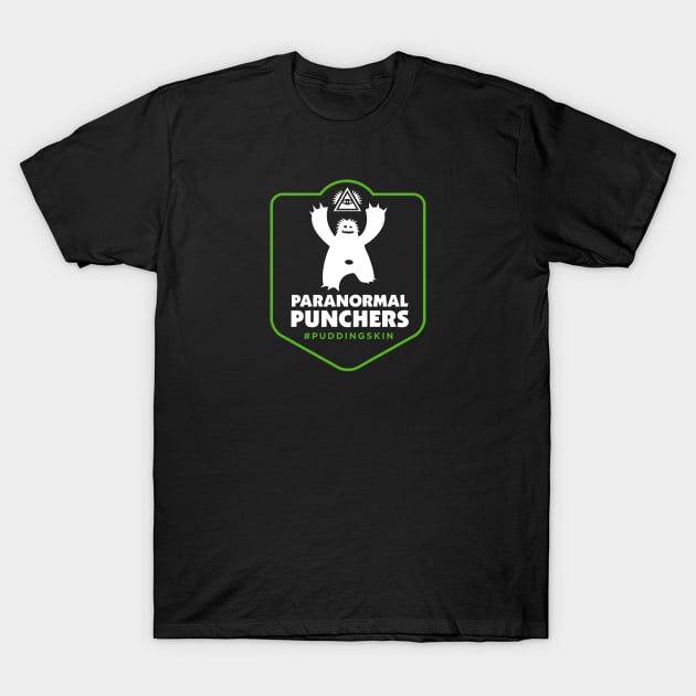 Paranormal Punchers Badge #puddingskin T-Shirt by Paranormal Punchers